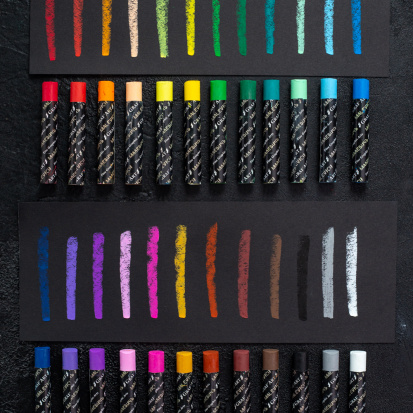 Масляная пастель Малевичъ профессиональная, 24 цвета